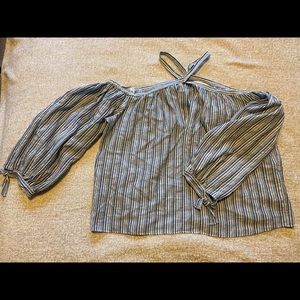 Rebecca Taylor striped off the shoulder top